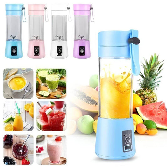 Mini Portable USB Blender 380ml | 6 Blade Juicer