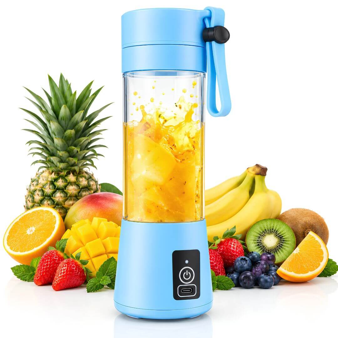 Mini Portable USB Blender 380ml | 6 Blade Juicer